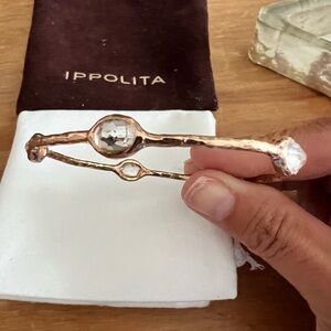 Ippolita rose gold bangle